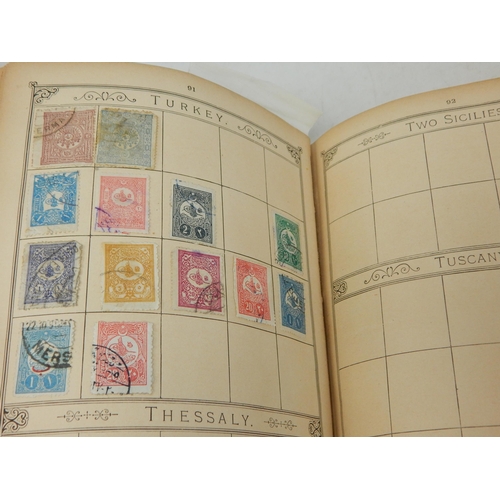 136 - An important collection of stamps housed in a vintage 