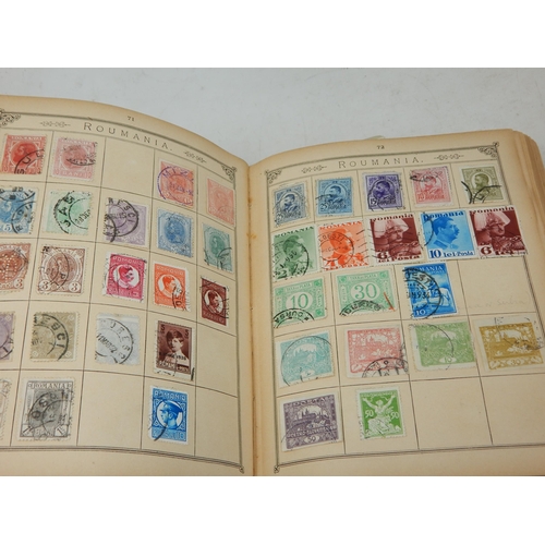 136 - An important collection of stamps housed in a vintage 