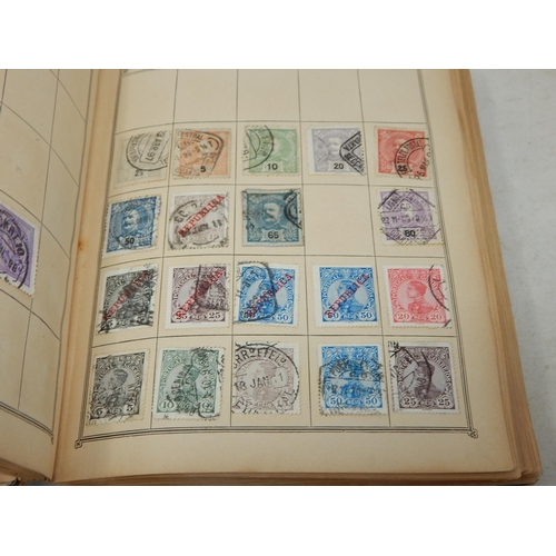 136 - An important collection of stamps housed in a vintage 