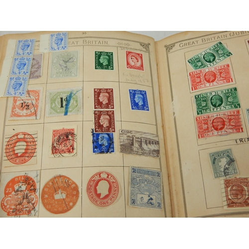 136 - An important collection of stamps housed in a vintage 