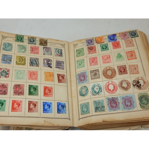 136 - An important collection of stamps housed in a vintage 