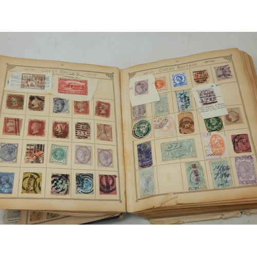 136 - An important collection of stamps housed in a vintage 