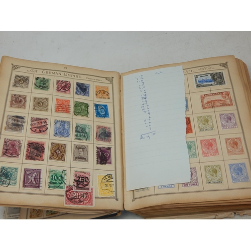 136 - An important collection of stamps housed in a vintage 