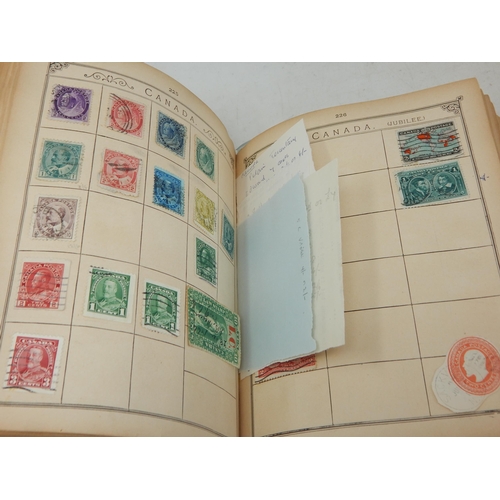 136 - An important collection of stamps housed in a vintage 