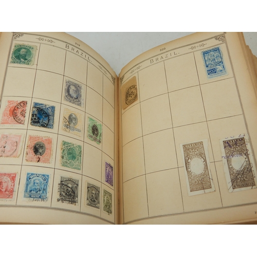 136 - An important collection of stamps housed in a vintage 