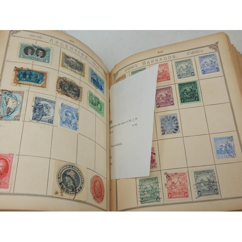 136 - An important collection of stamps housed in a vintage 