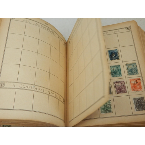 136 - An important collection of stamps housed in a vintage 