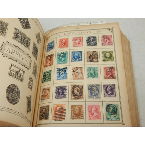 136 - An important collection of stamps housed in a vintage 