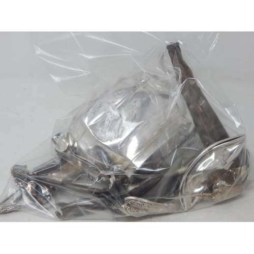 85 - Silver Scrap: Weight 1.0kg