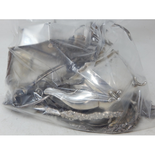 87 - Silver Scrap: Weight 1.0kg