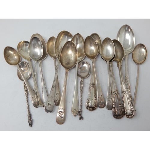 98 - Hallmarked Silver Georgian & Later Spoons: Weight 270g