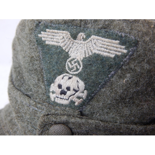 281 - M43 German Field Hat with SS insignia