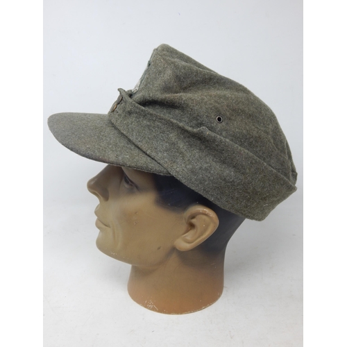 281 - M43 German Field Hat with SS insignia