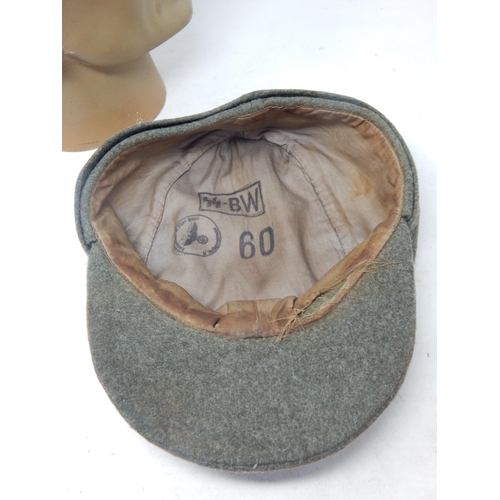 281 - M43 German Field Hat with SS insignia