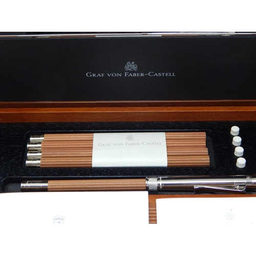 298 - GRAF VON FABER-CASTELL GVFC Desk Set No 1, Brown: Unused & as New: Original Cost £400.00