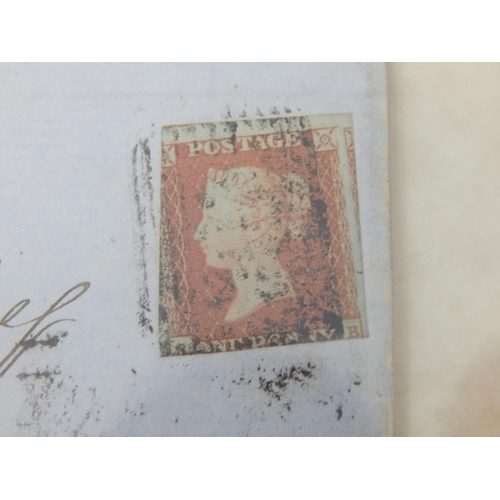 886 - Victoria Penny Red on envelope in Westminster folder with Certificate of Authenticity