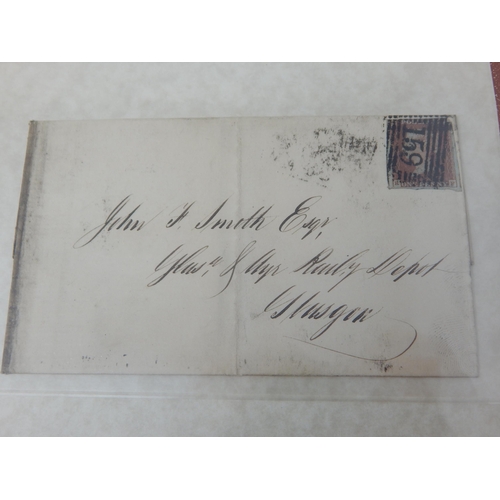 887 - Victoria Penny Red on envelope in Westminster folder with Certificate of Authenticity