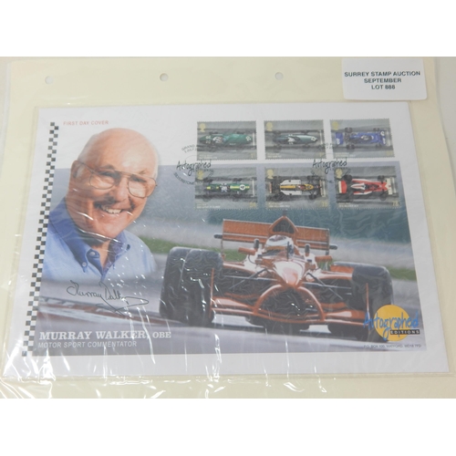 888 - Autographed Editions Cover signed by Murray Walker OBE.