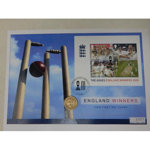 896 - Great Britain England Winners Coin First Day Cover