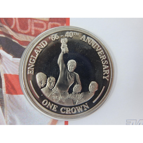 897 - England Supporters Coin Cover World Cup Winners Coin Cover