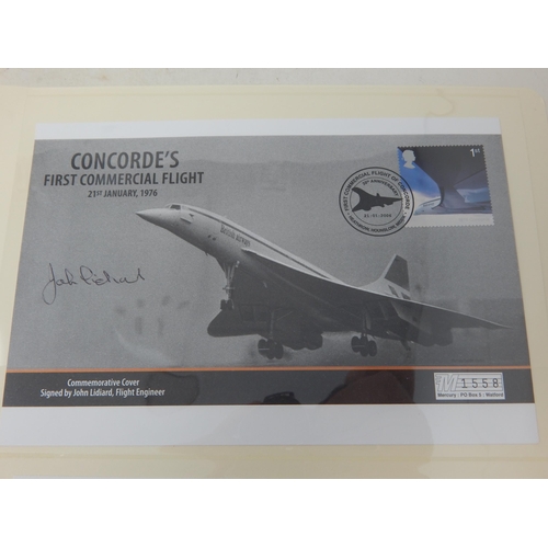 902 - Concorde Cover signed by John Lidiard Flight Engineer