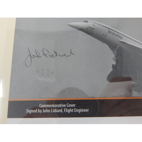 902 - Concorde Cover signed by John Lidiard Flight Engineer