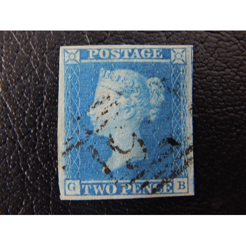 50 - GB QV 1841-51 2d blue, plate 3, FU