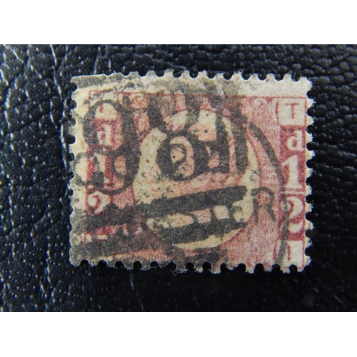 63 - GB QV 1870-79 1/2d rose-red, plate 1 SG49, good to F, couple of blunt perfs (cat £100)