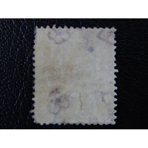 70 - GB QV 1862-64 3d bright carmine rose, wmk emblems SG76, FU with indistinct numeral cancel. Stamp is ... 