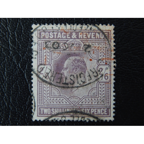 102 - KEVll 1902 2/6 Lilac, good used SG260 (cat £150)