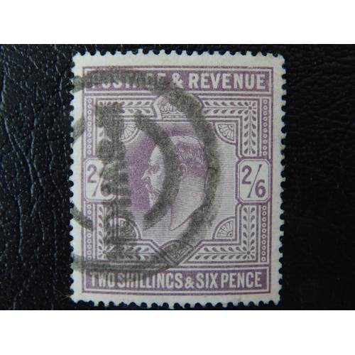 97 - KEVll 1911-13 Somerset House printing 2s6d dark purple SG137 good used Ipswich cancel (cat £190)