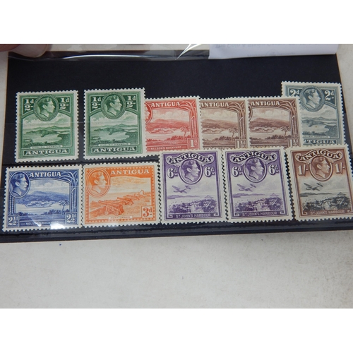 118 - Collection of stamps from Antigua. A mixture of Mint, mint hinged and Very fine Used