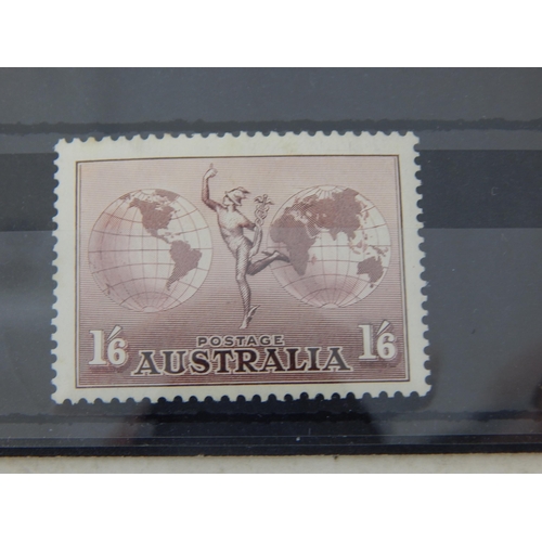 122 - Collection of 22 Australian stamps. Some are mint hinged an some unmounted