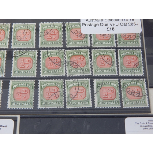 123 - A large lot of stamps from Australia. A mixture of mint, hinged and very fine used.