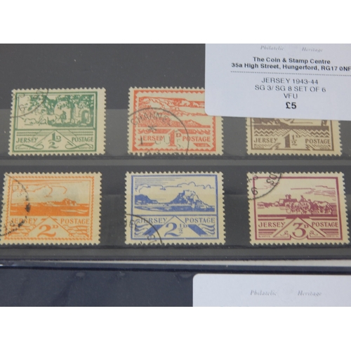 124 - A collection of Channel Island stamps