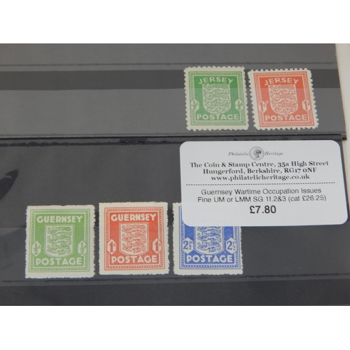 124 - A collection of Channel Island stamps