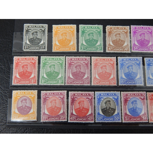 213 - Malaysia-Johore 1949-52 SG133-147 MH