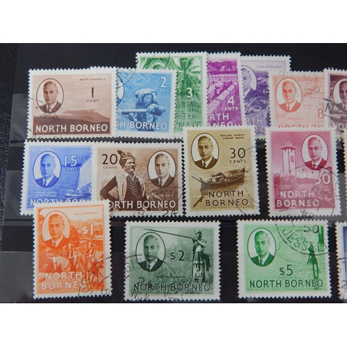 215 - Malaysia-North Borneo 1950 Set SG256/70 VFU