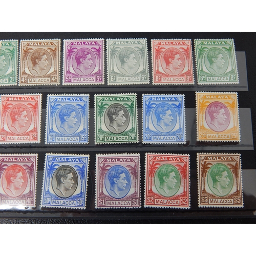 216 - Malaysia-Malacca 1949 SG3/17 SET OF 20 MH