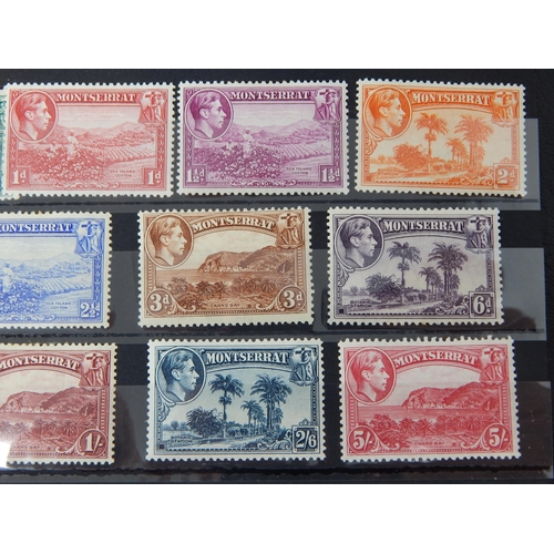 248 - Montserrat KGVl 1938 SG101-110 MH