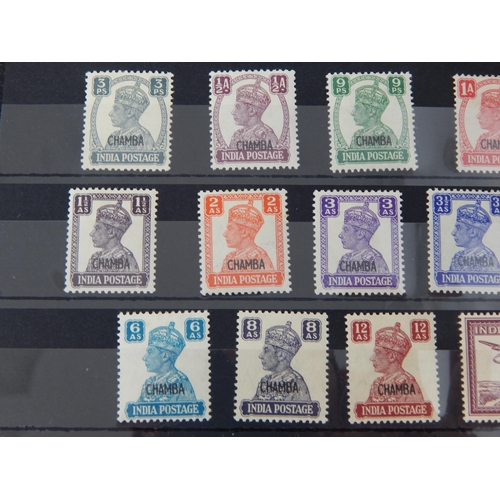 347 - India Convention States SG108-120 set of 13 (cat £120) MVLH