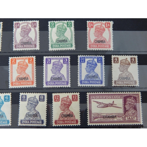 347 - India Convention States SG108-120 set of 13 (cat £120) MVLH