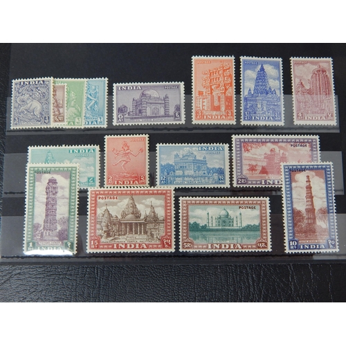 352 - India SG 309-324 set MH (cat £325).