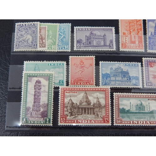 352 - India SG 309-324 set MH (cat £325).