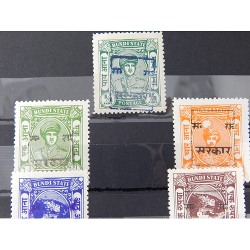 358 - India Feudatory States 1948  SG1A, 3A, 5A, 6A, 7B Mint Hinged.