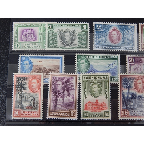 362 - British Honduras KGVI 1938 SG 150/161 MLH.