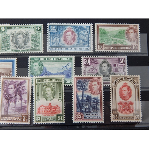 362 - British Honduras KGVI 1938 SG 150/161 MLH.