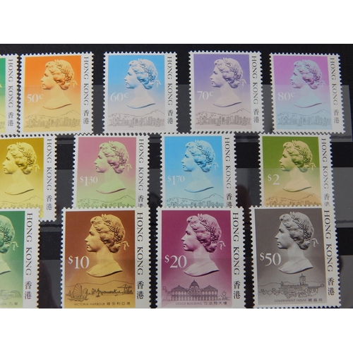 385 - HONG KONG QEII 13/7/197 SG 538A/552A FRESH UMM