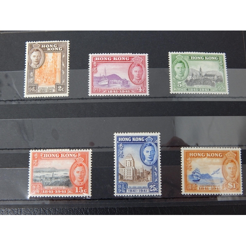 386 - GB HONG KONG 1941 SG163/16 Set of 6 MH 9cat £90).