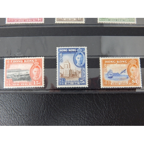 389 - Hong Kong KGVI 1941 SG 163/168 MLH (cat £90)